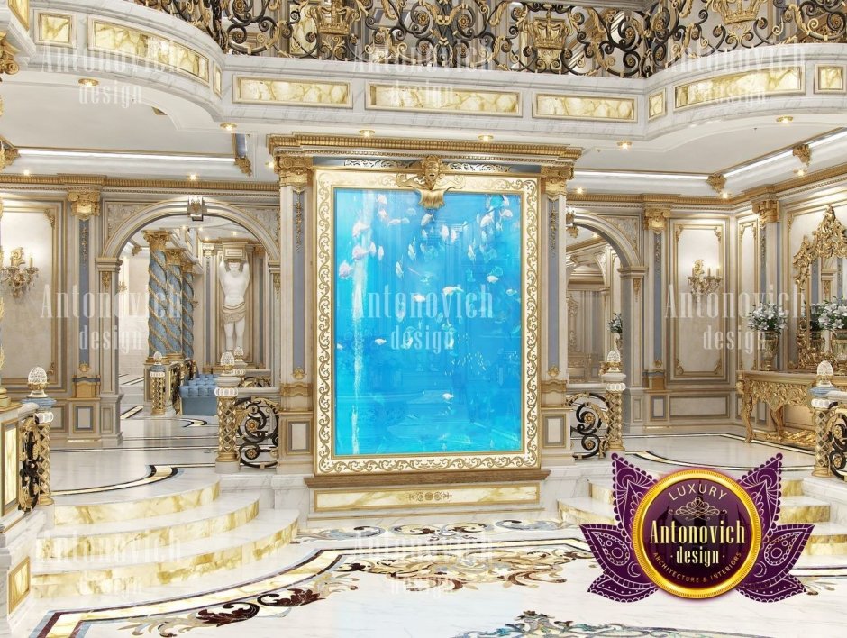 Luxury Mansion Interior спальни