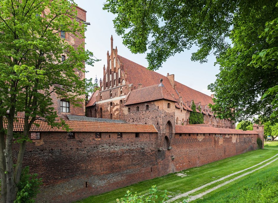 Мальборкский замок в Польше