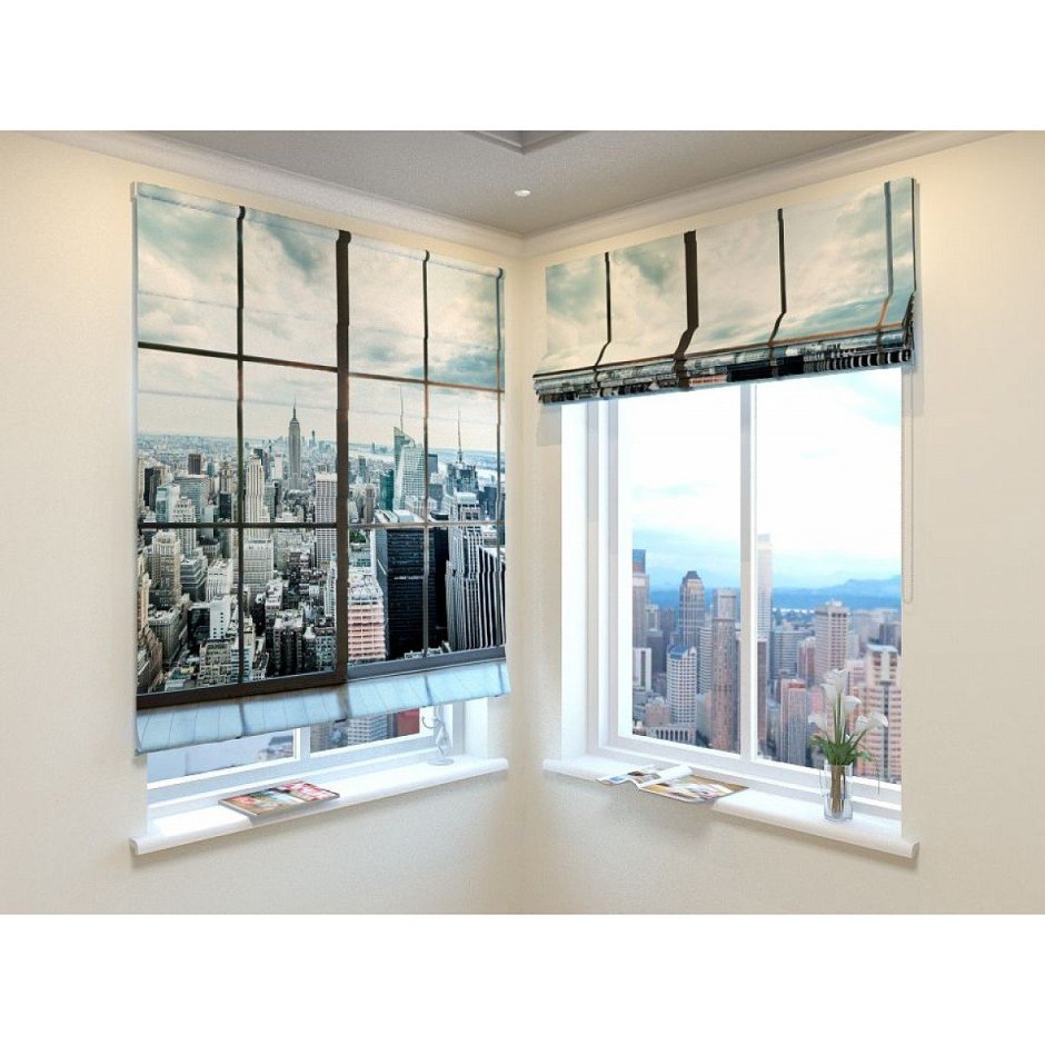 Фотошторы окно на Манхеттен