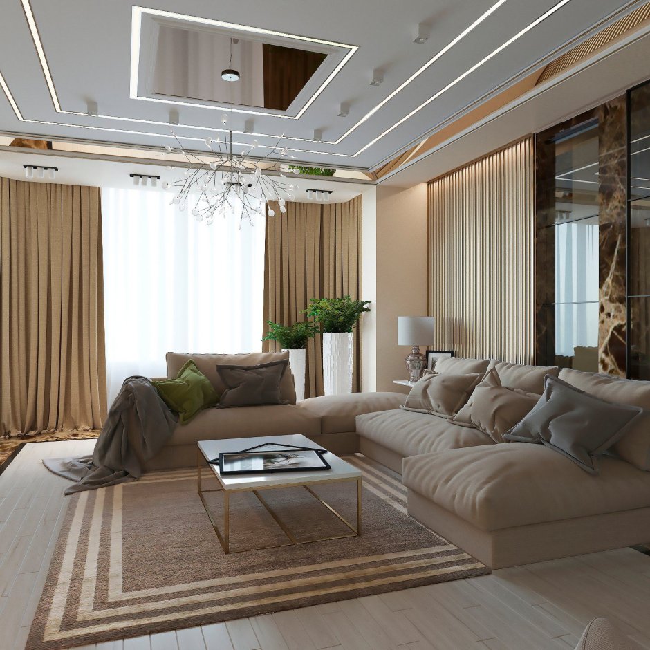 Уютный современный интерьер