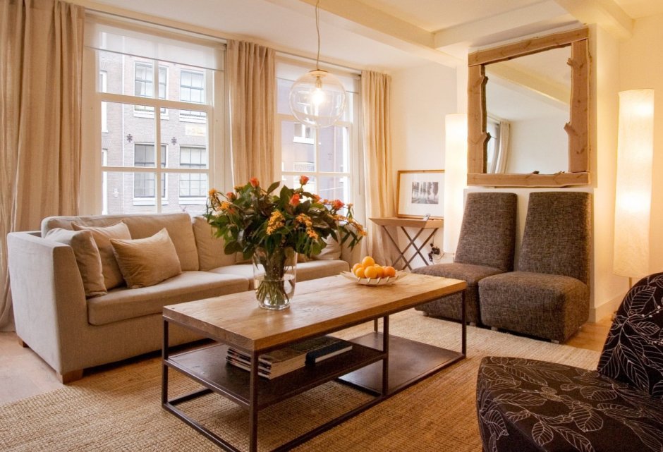 Уютная гостиная в доме