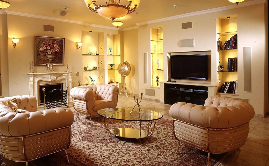 Освещение в гостиной