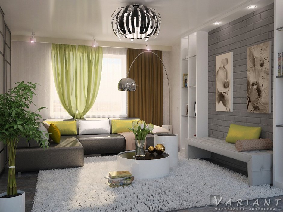 Уютная квартира в светлых тонах