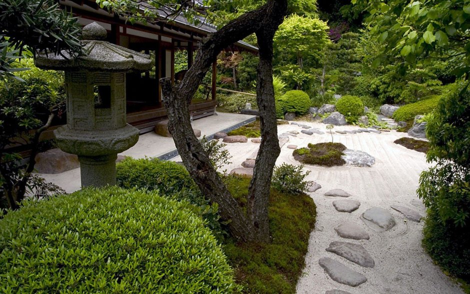 Дзэнские сады Япония