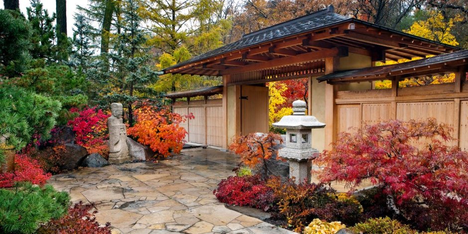 Сад в этно стиле Япония