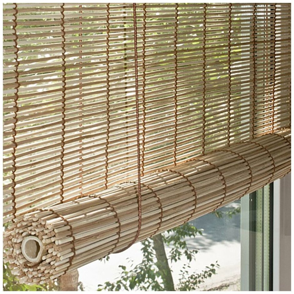 Римская штора Эскар бамбук
