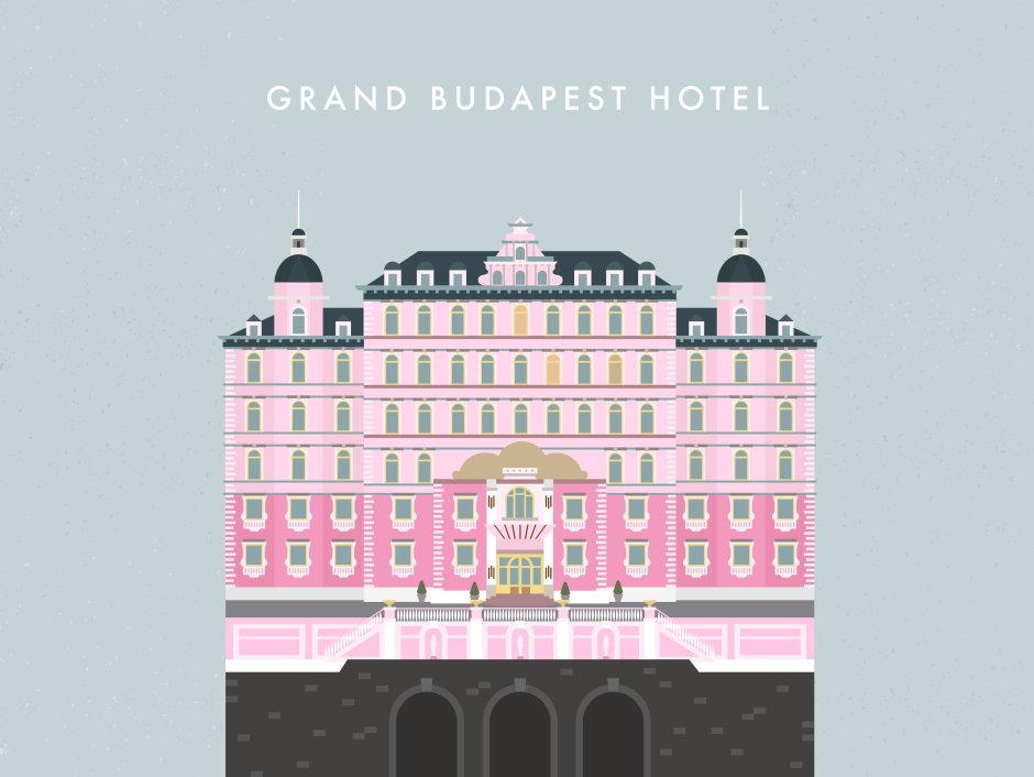 Отель Гранд Будапешт Постер