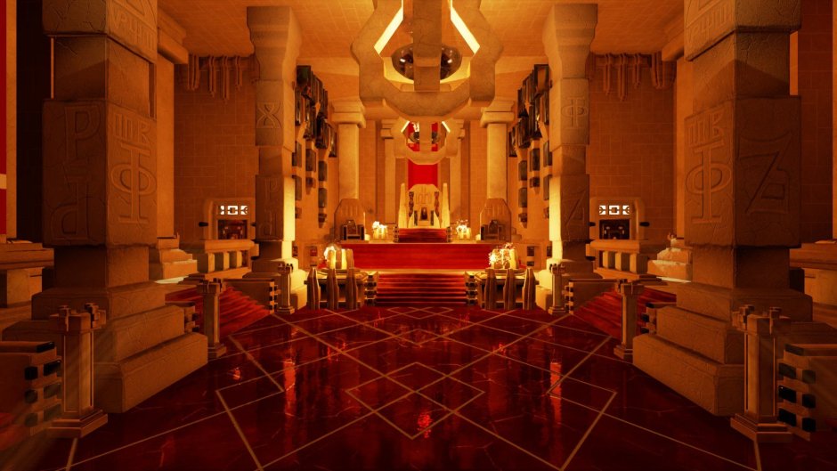 Египет дворец Тронный зал арт