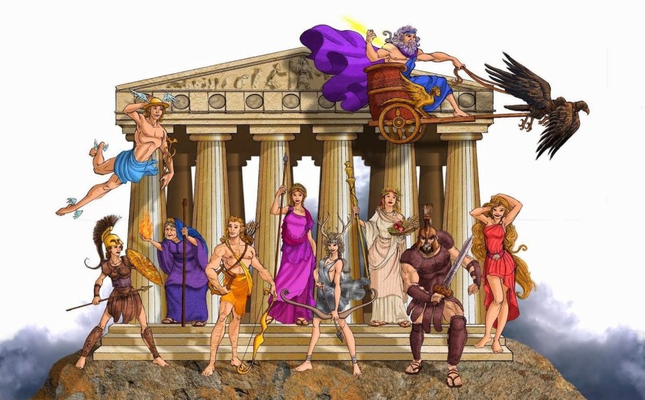 Греция боги Олимпа