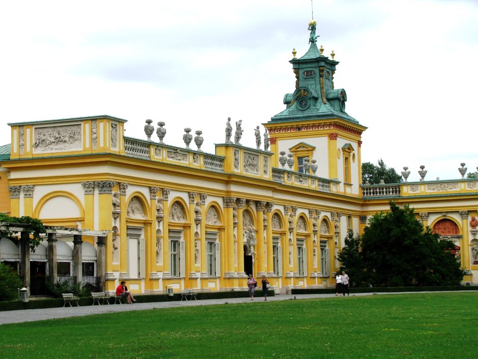 Польша дворец Вилянув
