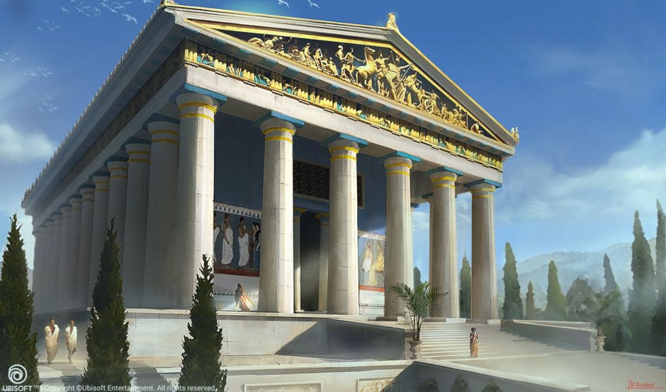 Храм Зевса в древней Греции