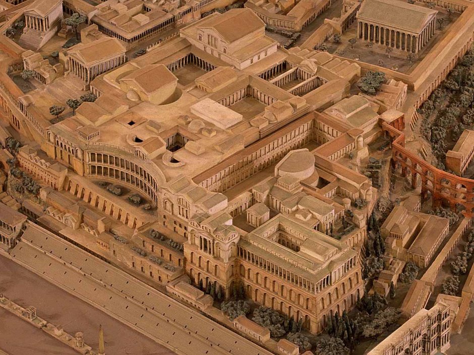 Дворец Тиберия в Риме реконструкция