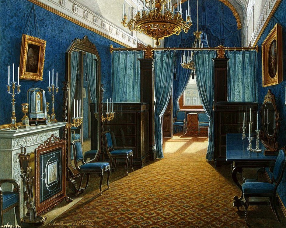 Петровский (малый Тронный) зал зимнего дворца