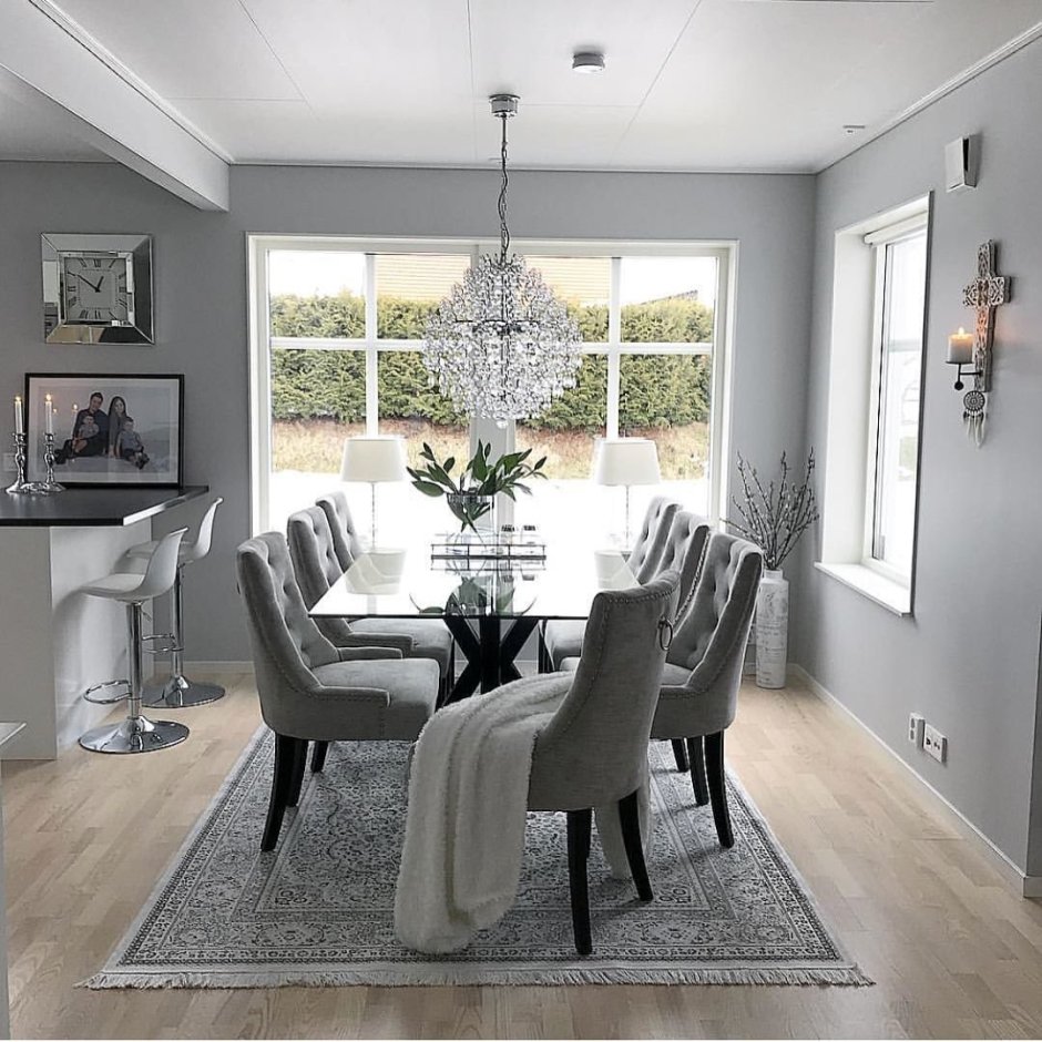 Кухни гостинные в сером цвете