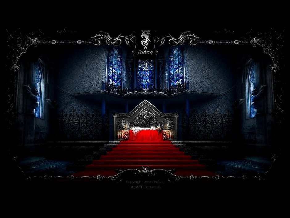Темная комната средневековье Тронный зал