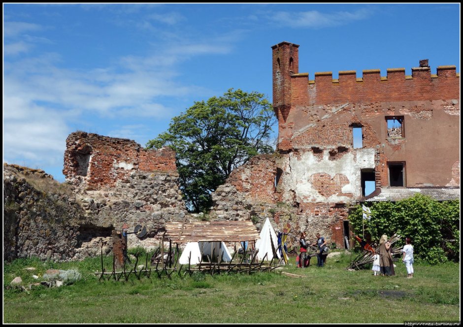 Руины замка Кенигсберг в Калининграде
