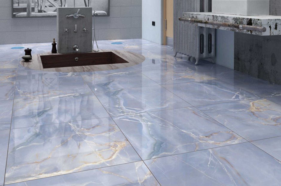 Керамогранит terragres Onyx Blue