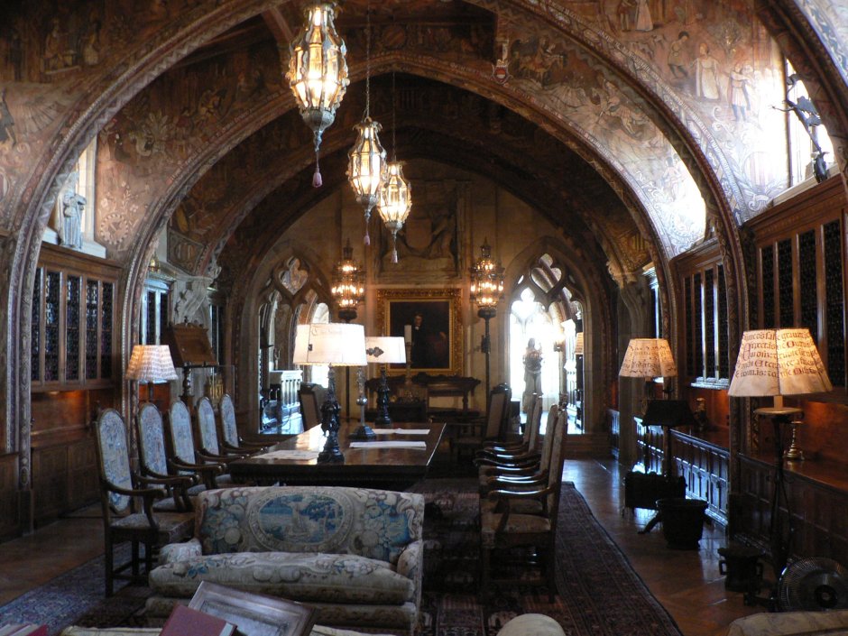 Hearst Castle интерьер