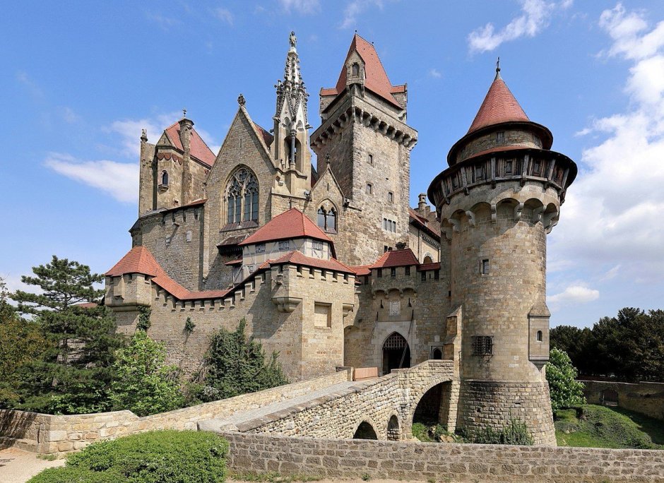 Австрия Kreuzenstein замки