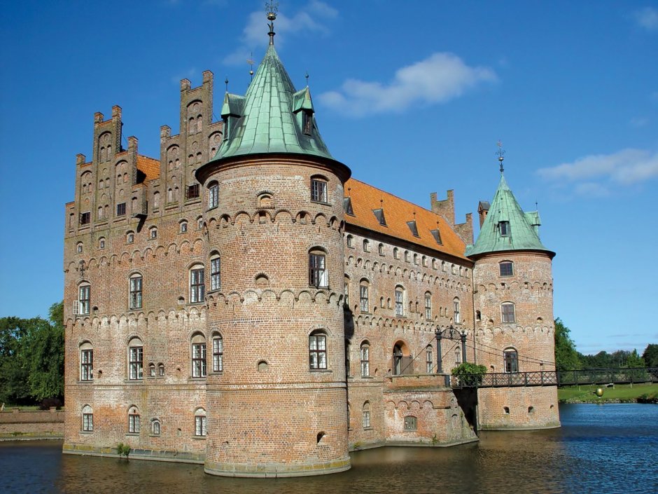 План замка Эгесков Дания