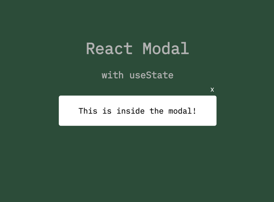 React modal text Editor