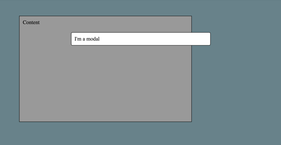 Модальное окно UI