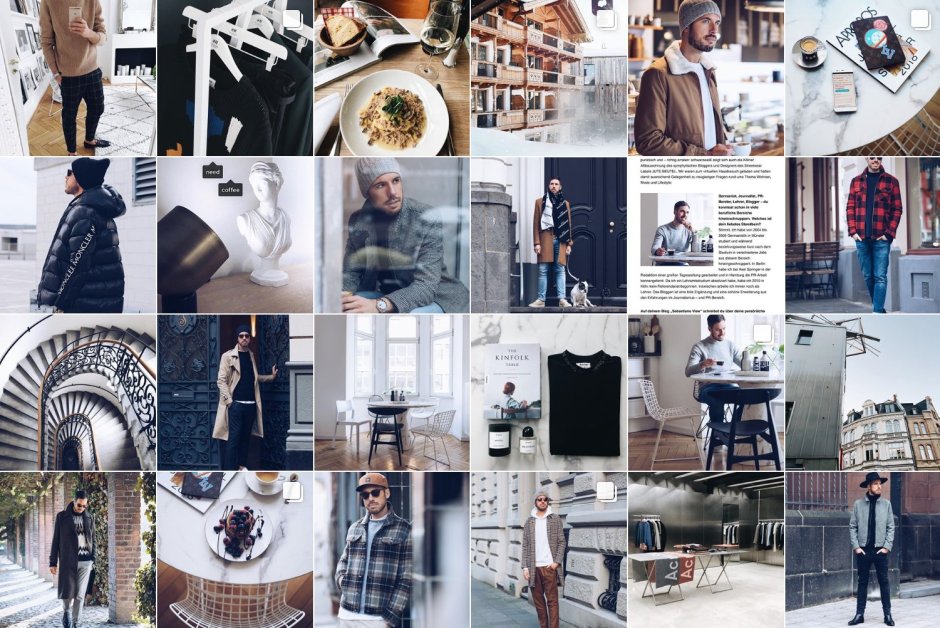 Instagram шаблон