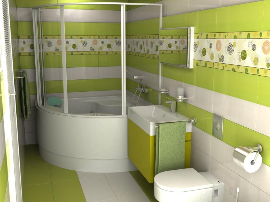 Дизайн ванной комнаты 3 кв м изумрудного цвета