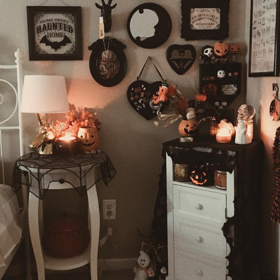 Хэллоуин декор комнаты Эстетика