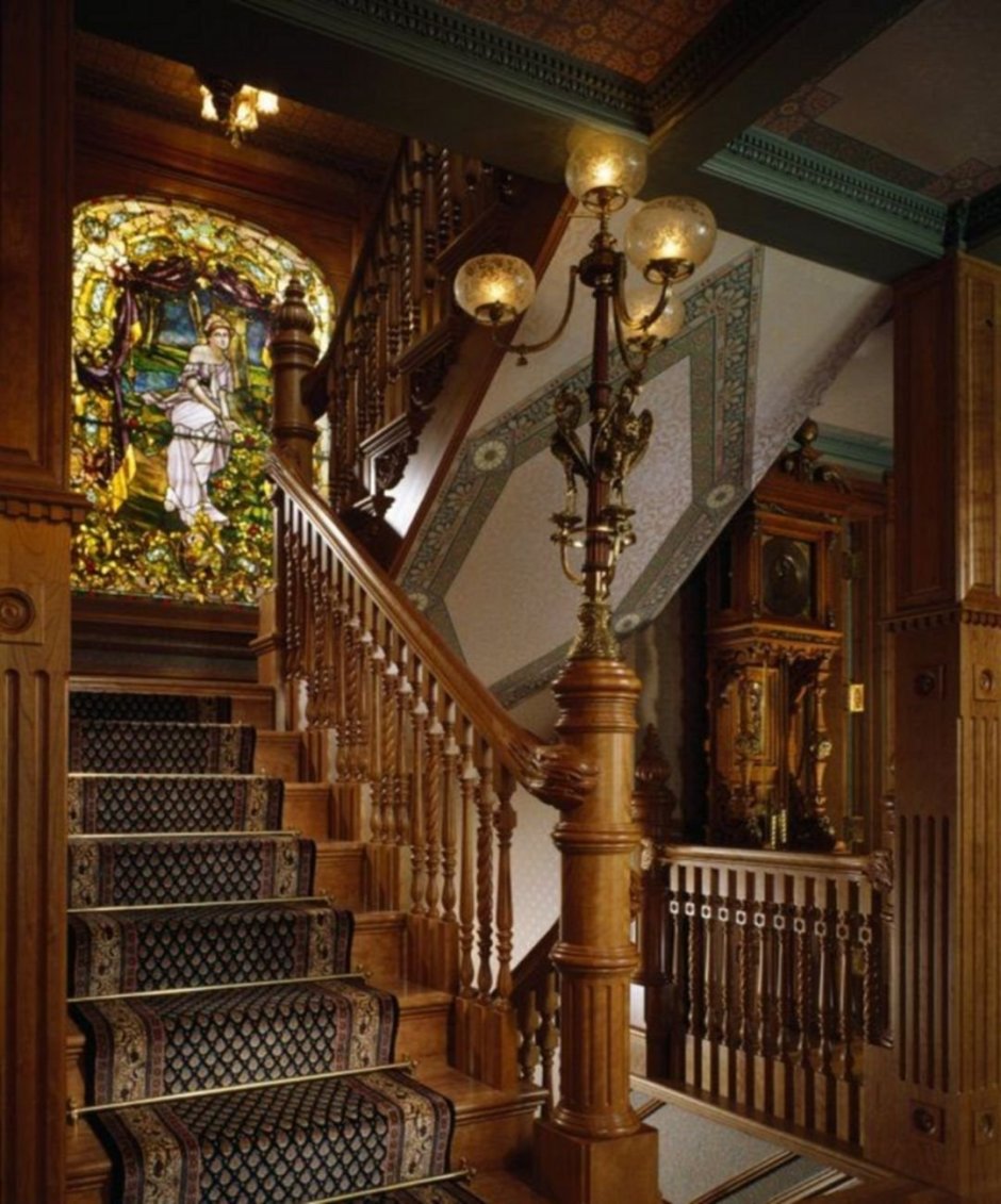 Особняк Викторианская эпоха лестницы