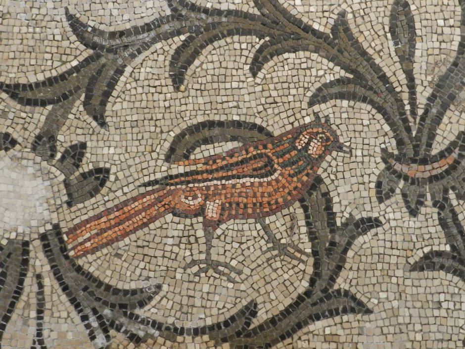 "Римская мозаика, III век н. э. глиптотека, Мюнхен"