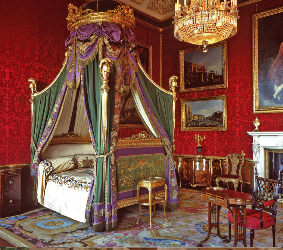 Букингемский дворец спальня Королевых