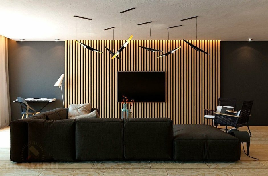 Реечные 3d-панели dekotech Wood d375pr