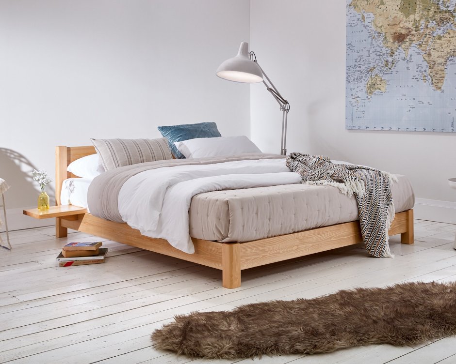 Кровать Мальта с деревянным каркасом