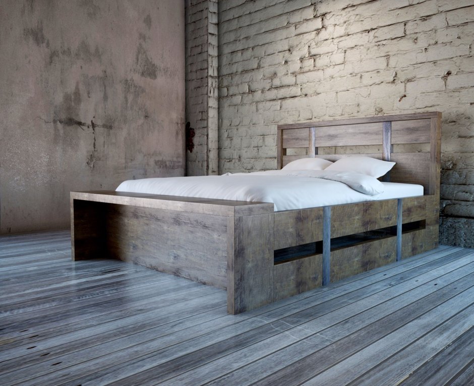 Декор деревянной кровати