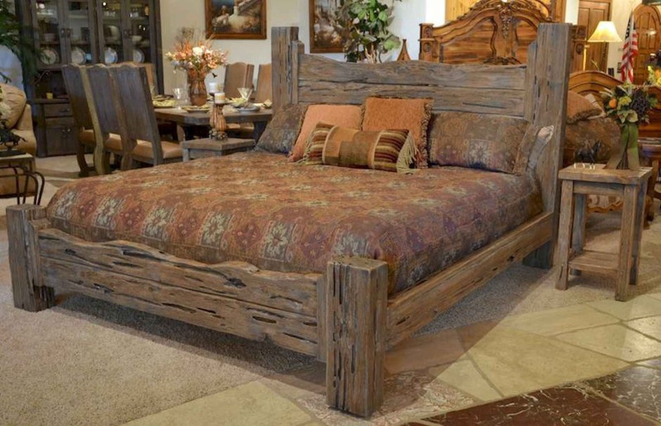 Оригинальные деревянные кровати