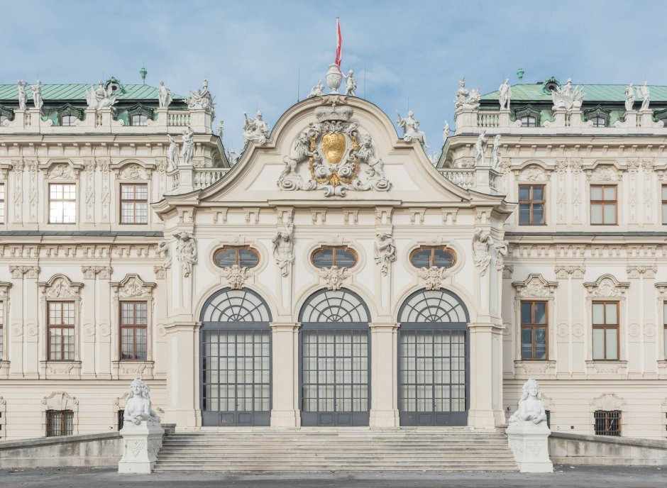 Дворец верхний Бельведер в Вене