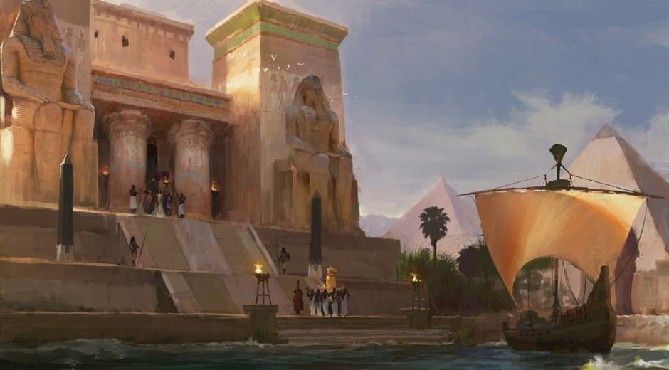 Assassins Creed Origins Art Александрия