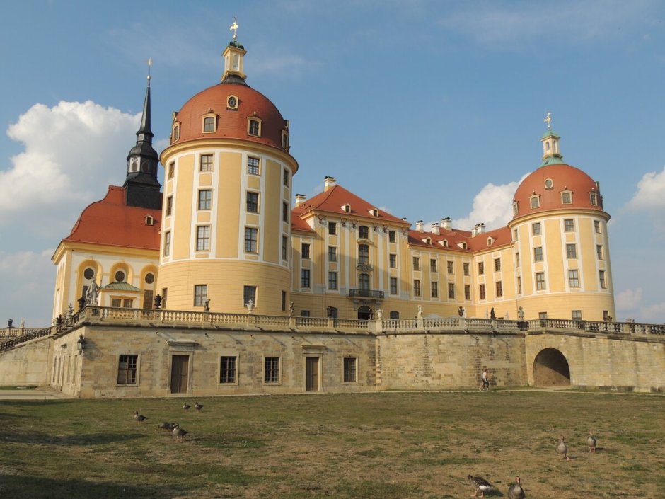Замок Морицбург Саксония