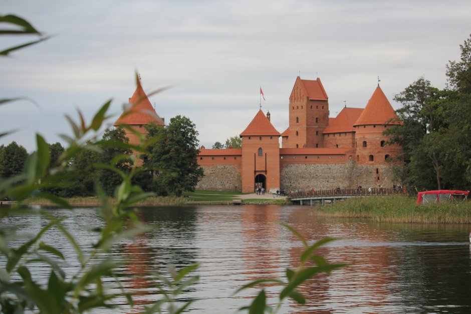 Замок в Литве Тракай внутри
