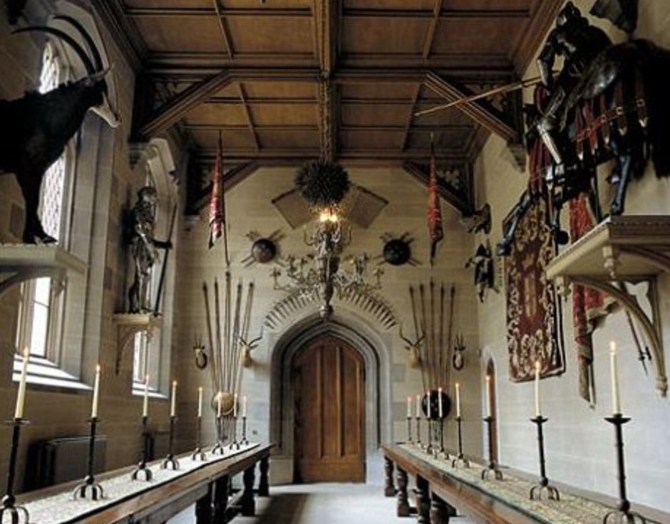 Hampton Court Castle Херефордшир интерьеры