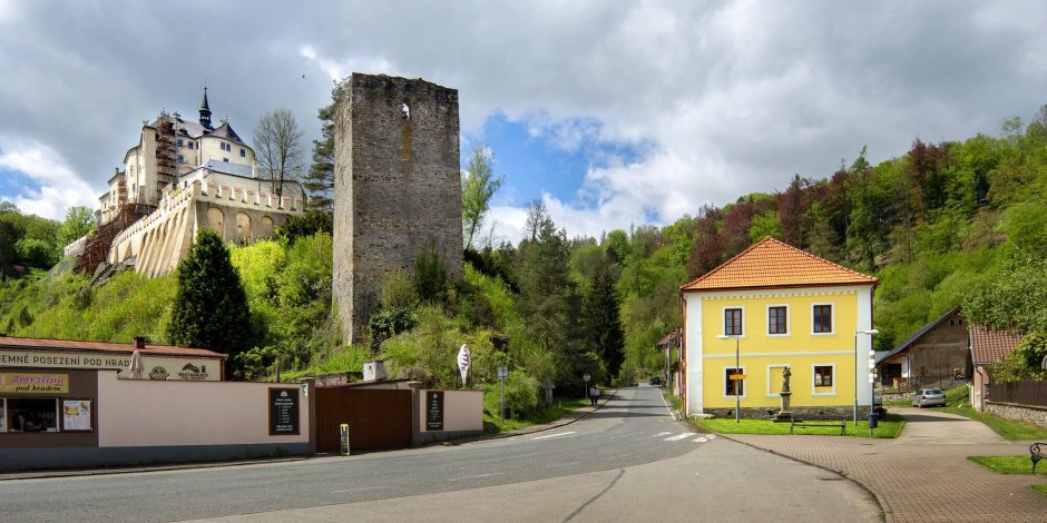 Замок в Северной Чехии замка Моррисвилль