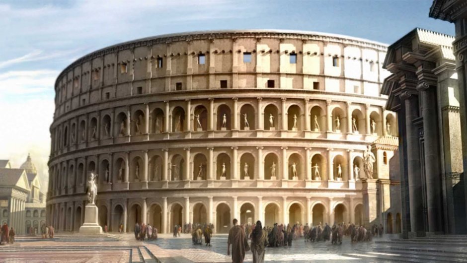 Колизей в древнем Риме реконструкция
