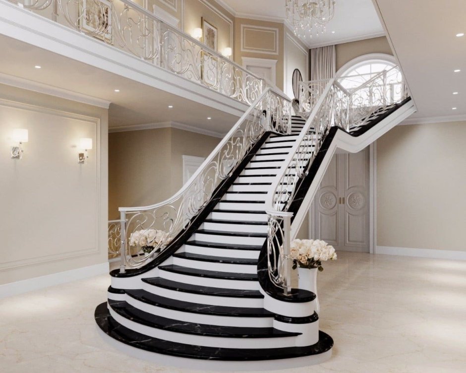 Отель Метрополь мраморная лестница
