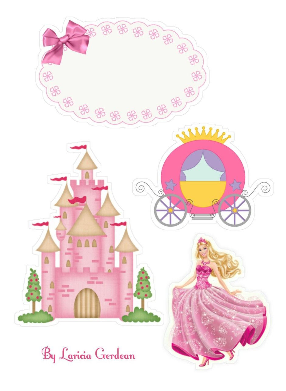 Сахарная печать замок принцессы