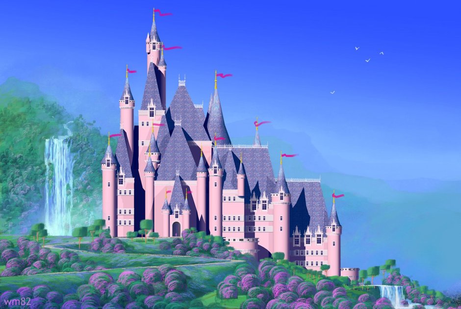 Дворец из мультфильма