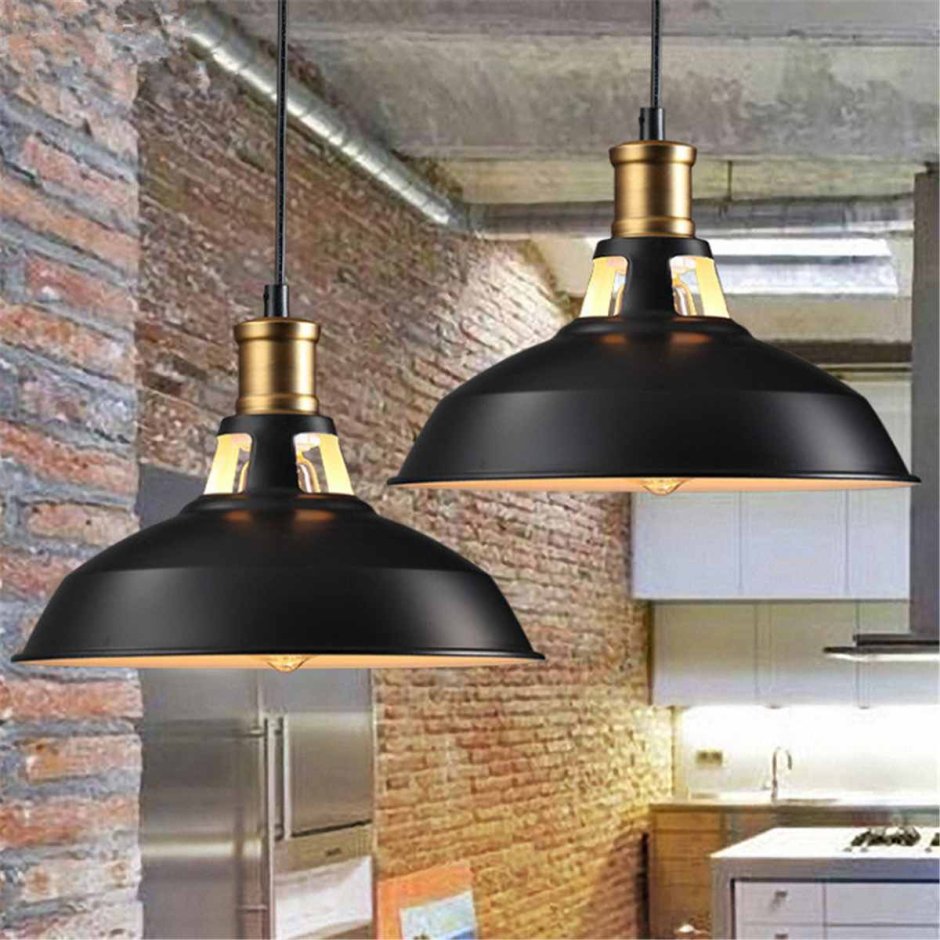 Светильник подвесной лофт GSMIN Loft Classic Железный 27 см