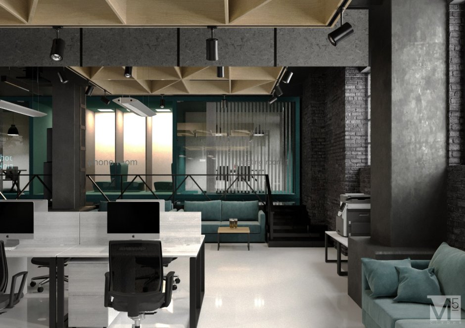 Референсы интерьера лофт