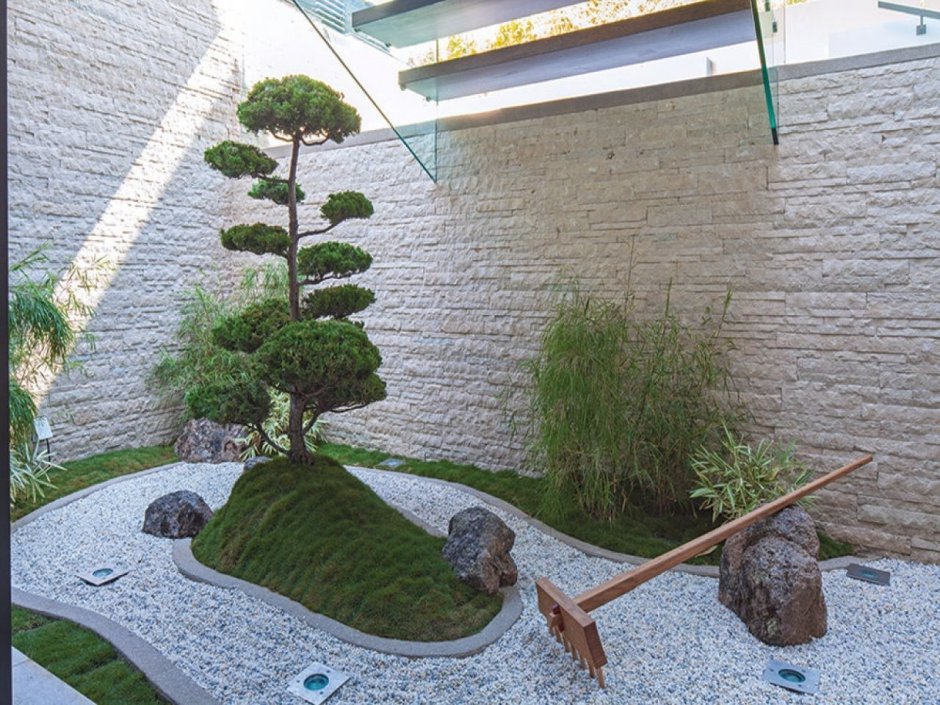 Каменные сады Японии бонсай