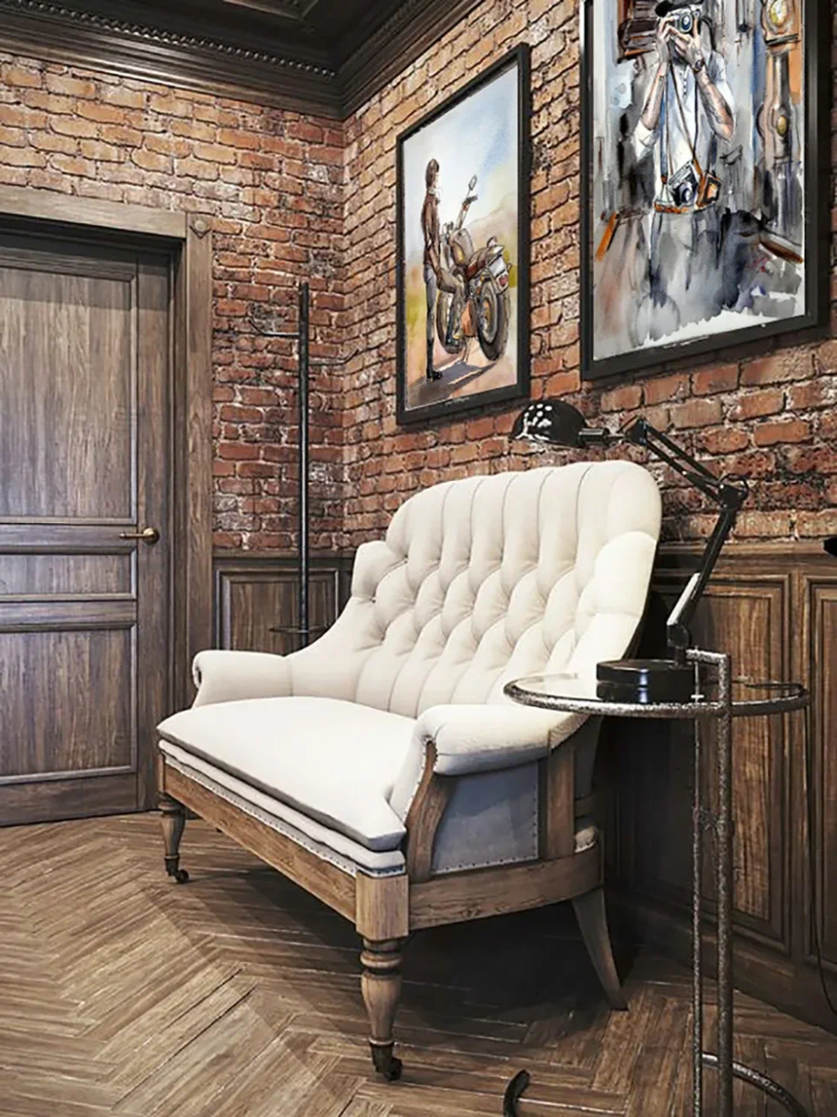 Гостиная лофт